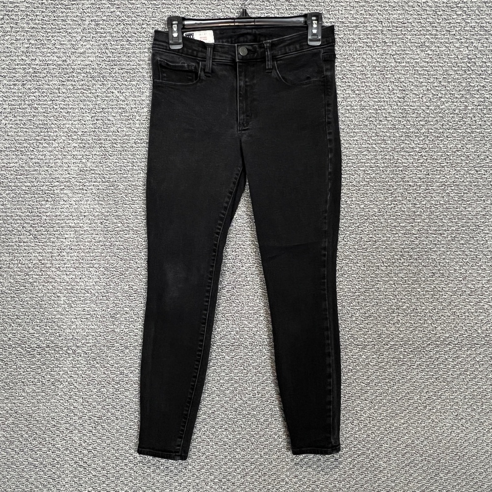 Gap Denim Jeans Jogging Mid Rise Women's Size 28/6R Black